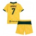 Maillot de foot AC Milan Santiago Gimenez #7 Troisième vêtements enfant 2025-26 Manches Courtes (+ pantalon court)